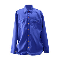 Chicago Protective 625-NMX-6-RB Royal Blue Nomex® IIIA FR Work Shirt